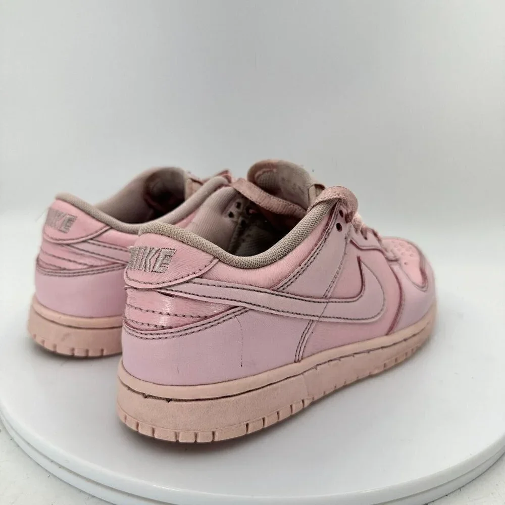 Nike Dunk Low SE Youth Sz 1Y AA3146 601 Triple Prism Pink Leather Training Shoes
